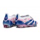 Adidas Predator Elite Foldover Tongue FG Blanc Ftwr Bleu Solaire Rose Solaire