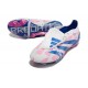 Adidas Predator Elite Foldover Tongue FG Blanc Ftwr Bleu Solaire Rose Solaire