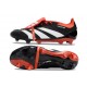 Adidas Predator Elite Foldover Tongue FG Noir Blanc Rouge