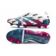 Adidas Predator Elite Foldover Tongue FG Blanc Bleu Rouge