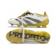 Adidas Predator Elite Foldover Tongue FG Blanc Or Argent