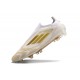 Crampons Adidas F50 Elite LL FG Day Spark - Blanc Doré