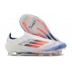 Crampons Adidas F50 Elite LL FG Advancement - Blanc Bleu Rouge 