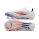 Crampons Adidas F50 Elite LL FG Advancement - Blanc Bleu Rouge 