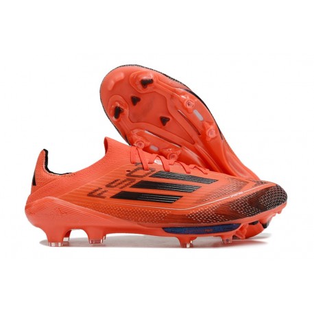 Chaussure Adidas F50+ Elite FG Turbo Noir Aurore Platin Métallique