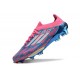 Chaussure Adidas F50+ Elite FG Bleu Solaire Blanc Ftwr Rose