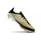 Chaussure Adidas F50+ Elite FG Doré Noir Blanc 