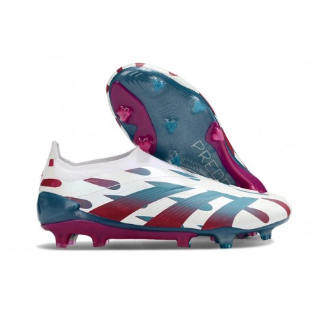 adidas Predator Elite Laceless FG Blanc Rouge Vert