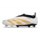 adidas Predator Elite Laceless FG Blanc Or