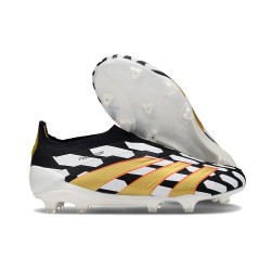 adidas Predator Elite Laceless FG Noir Or Blanc