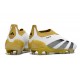 adidas Predator Elite Laceless FG Blanc Or Gris