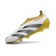 adidas Predator Elite Laceless FG Blanc Or Gris