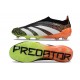 adidas Predator Elite Laceless FG Noir Blanc Orange