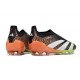 adidas Predator Elite Laceless FG Noir Blanc Orange