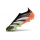 adidas Predator Elite Laceless FG Noir Blanc Orange