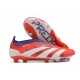 adidas Predator Elite Laceless FG Rouge Blanc