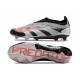 adidas Predator Elite Laceless FG Argent Noir Rouge