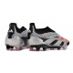 adidas Predator Elite Laceless FG Argent Noir Rouge