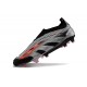 adidas Predator Elite Laceless FG Argent Noir Rouge