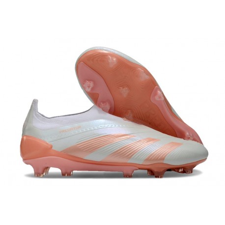 adidas Predator Elite Laceless FG Bleu Très Pâle Orange