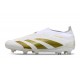 adidas Predator Elite Laceless FG Blanc Or