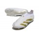 adidas Predator Elite Laceless FG Blanc Or