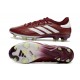 Chaussure adidas Copa Pure II FG Cuir Rouge Ombre Blanc Jaune Solaire Equipe