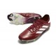 Chaussure adidas Copa Pure II FG Cuir Rouge Ombre Blanc Jaune Solaire Equipe