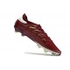 Chaussure adidas Copa Pure II FG Cuir Rouge Ombre Blanc Jaune Solaire Equipe