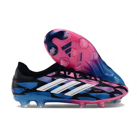 Chaussure adidas Copa Pure II FG Cuir Encre Légende Blanc Ftwr Rose Solaire