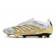 Chaussure adidas Predator Elite FG Or Blanc Gris