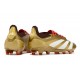 Chaussure adidas Predator Elite FG Or Blanc Rouge