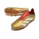 Chaussure adidas Predator Elite FG Or Blanc Rouge