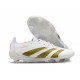 Chaussure adidas Predator Elite FG Blanc Or