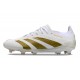 Chaussure adidas Predator Elite FG Blanc Or