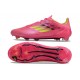 Adidas F50 Elite FG Nouvelles Rose Jaune