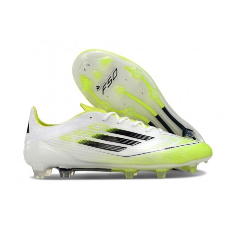 Adidas F50 Elite FG Nouvelles Blanc Noir Volt