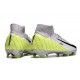 Crampon Nike Mercurial Superfly 10 Elite FG Gris Noir Vert