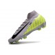 Crampon Nike Mercurial Superfly 10 Elite FG Gris Noir Vert