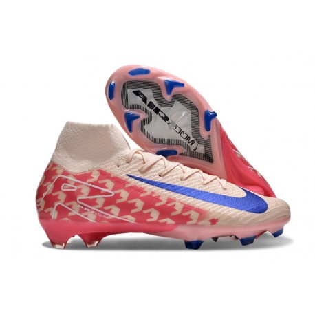 Crampon Nike Mercurial Superfly 10 Elite FG Rose Rouge Bleu