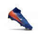 Crampon Nike Mercurial Superfly 10 Elite FG Bleu Orange Blanc