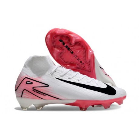 Crampon Nike Mercurial Superfly 10 Elite FG Blanc Rouge Noir