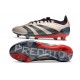 Chaussure adidas Predator Elite FG Platin Métallique Noir Aurore Carbone