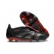 Crampon Adidas Predator Elite FT FG Noir Gris Quatre Rouge Lucide