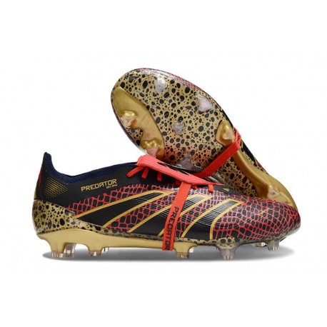 Crampon Adidas Predator Elite FT FG Year Of The Snake -Rouge Lucide Or Noir