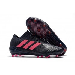 Chaussures de Football 2018 Adidas Nemeziz Messi 17.1 FG Noir Rose